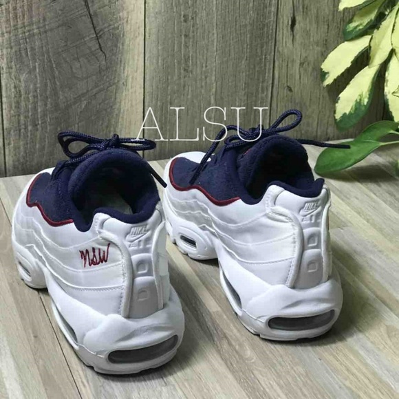 Sold out Nike Air Max 95 LX White Blue W - Picture 3 of 7